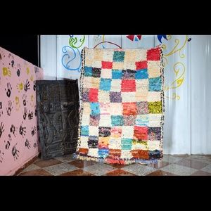 Boucherouite rug | Moroccan rug-Chrismas